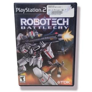 Robotech Battlecry PlayStation 2 PS2 2002 Black Label CIB Complete - EXCELLENT